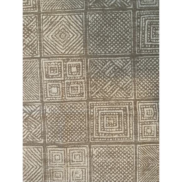 Lot of 2 Kravet Stitch Resist Fabric Samples in Chambray and Cloud 24"x28" - Picture 4 of 5